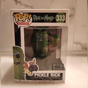 FYE Exclusive Rick And Morty Pickle Rick Collectible Funko Pop Figure